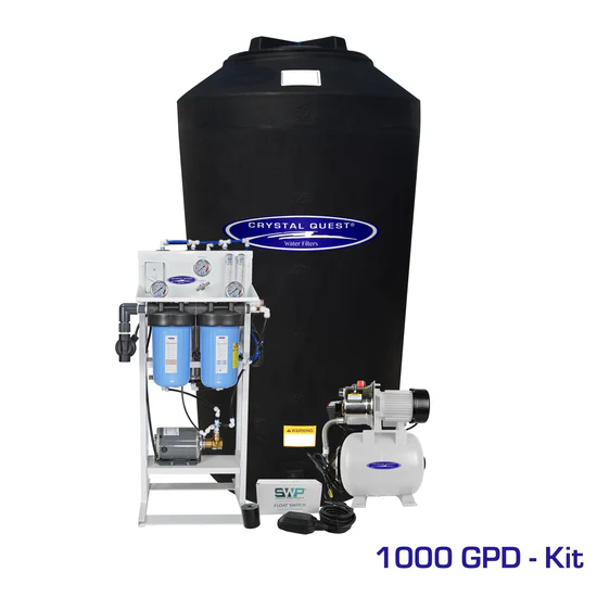 1000 GPD water filtration system kit