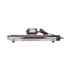 Stainless steel UV water sterilizer with adapter