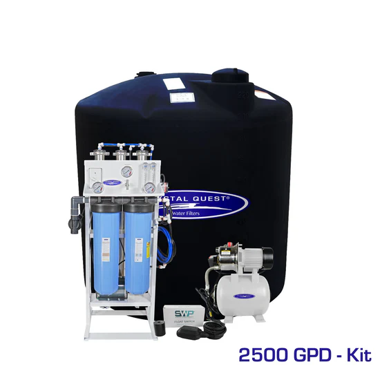 2500 GPD water filtration system kit