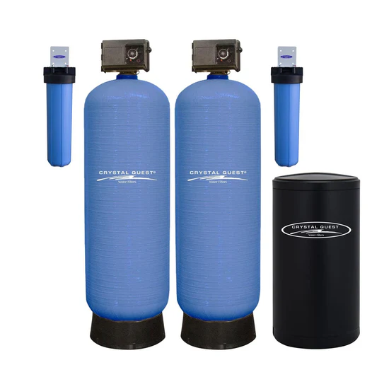 Crystal Quest dual tank whole house water softener