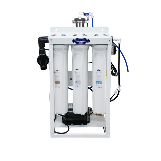 Three-stage reverse osmosis water filtration unit