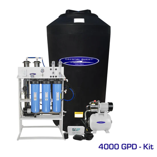 4000 GPD water filtration kit with tank