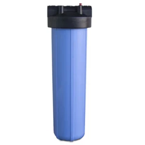 Blue whole house water filter housing