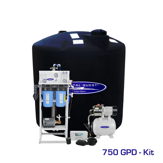 750 GPD water filtration system kit