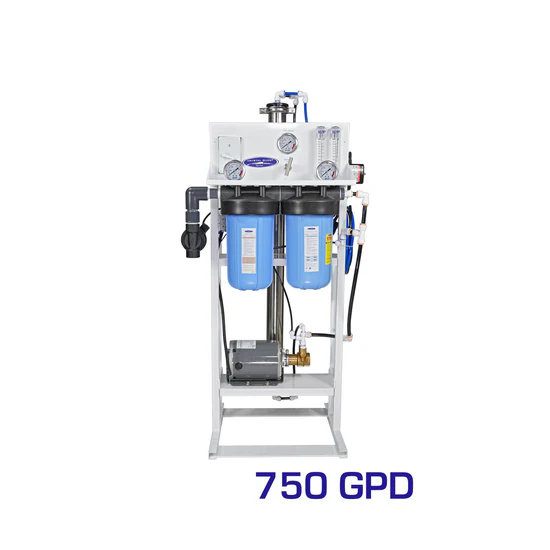 750 GPD reverse osmosis water filtration unit