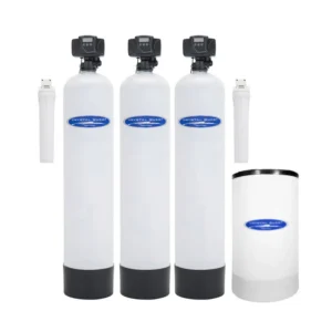Three-tank whole-house water filter system