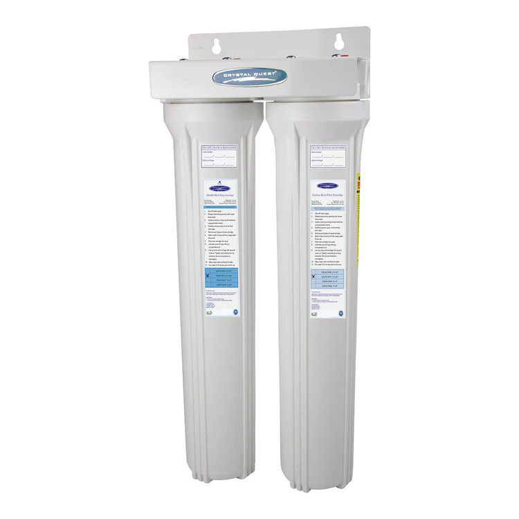 Dual whole-house water filtration system