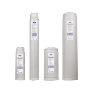 Set of four white water filter cartridges