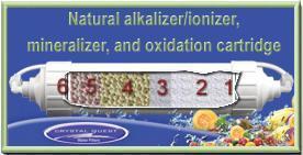 Multi-stage mineralizing water filter cartridge