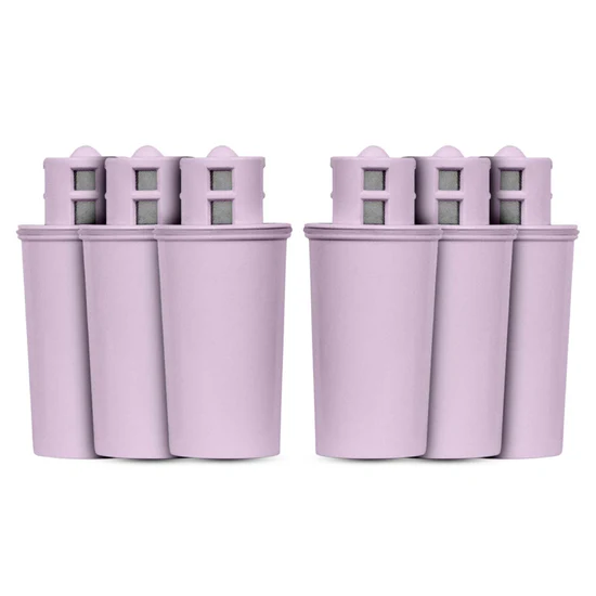 Set of six pink silicone popsicle molds