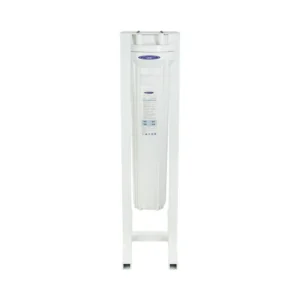 Whole house water filter housing on stand
