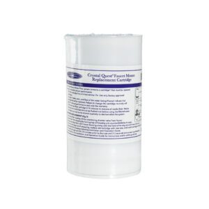 White Crystal Quest faucet mount replacement cartridge