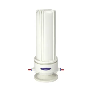 White countertop water filter unit