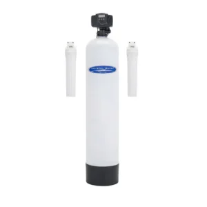 Whole house water filtration system with cartridges