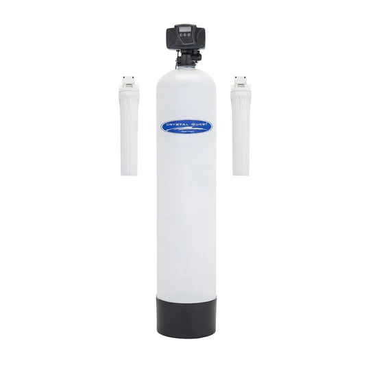 Whole house water softener with two filters