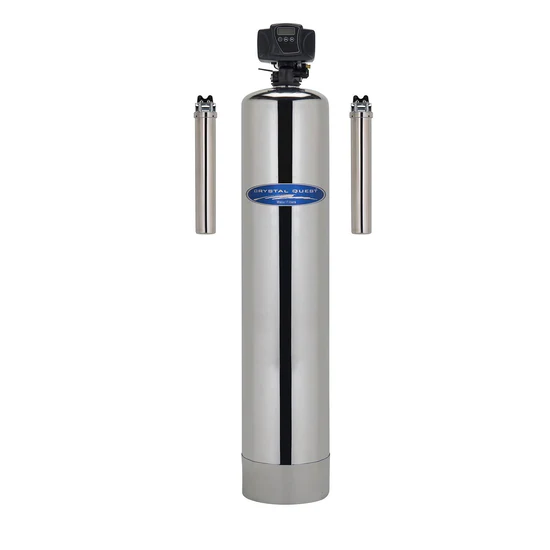 Stainless steel whole-house water filtration system