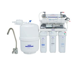Under-sink reverse osmosis water filtration system